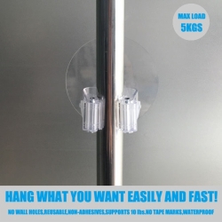 Easy To Install Silver wall hook
