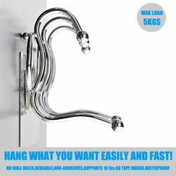 Stainless steel clothes hook